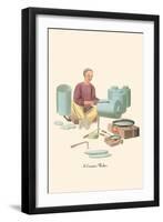 Canister Maker-George Henry Malon-Framed Art Print