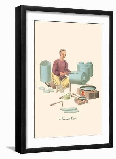 Canister Maker-George Henry Malon-Framed Art Print