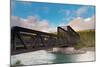 Canmore Engine Bridge on Bow River, Canmore, Alberta, Canada-null-Mounted Photographic Print