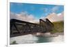 Canmore Engine Bridge on Bow River, Canmore, Alberta, Canada-null-Framed Photographic Print