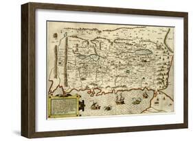 Cannan and the Land of Israel-Benito Arias Montano-Framed Art Print