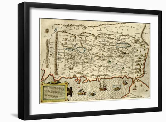 Cannan and the Land of Israel-Benito Arias Montano-Framed Art Print
