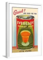 Canned Carrot Juice-null-Framed Art Print