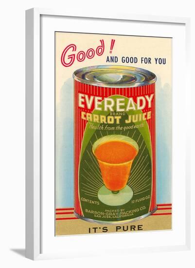 Canned Carrot Juice-null-Framed Art Print