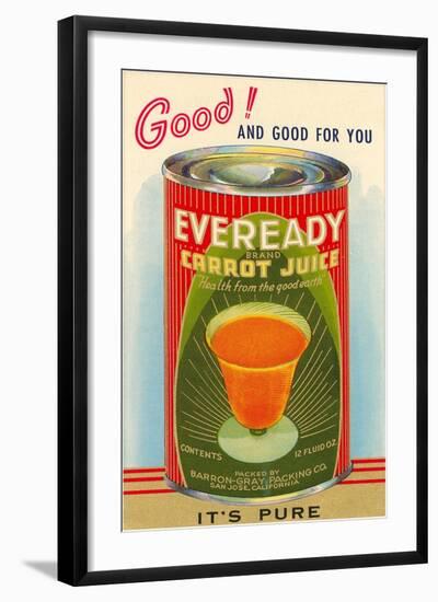 Canned Carrot Juice-null-Framed Art Print