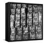 Canned Corn Beef Waiting to Be Exported-Hart Preston-Framed Stretched Canvas