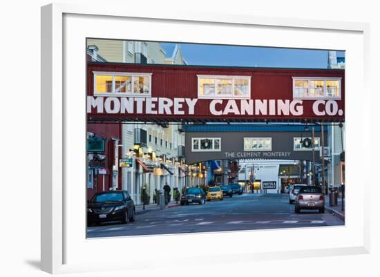 Cannery Row Area at Dawn, Monterey, California, USA-null-Framed Photographic Print