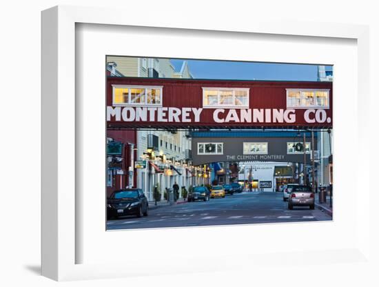 Cannery Row Area at Dawn, Monterey, California, USA-null-Framed Photographic Print