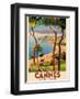 Cannes - Côte d'Azur, France - French Riviera-Lucien Peri-Framed Art Print