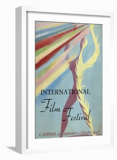 Cannes Film Festival, 1946-null-Framed Giclee Print