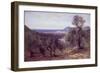 Cannes from Le Cannet (W/C)-Bernard Walter Evans-Framed Giclee Print