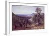 Cannes from Le Cannet (W/C)-Bernard Walter Evans-Framed Giclee Print