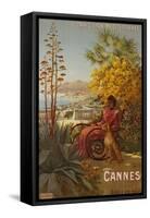 Cannes, P.L.M., circa 1910-Hugo F, D'alesi-Framed Stretched Canvas