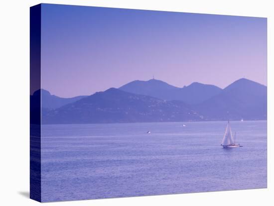 Cannes, Sailing Boat, Provence-Alpes-Cote D'Azur, France-Alan Copson-Stretched Canvas