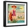 Cannes-Bruno Pozzo-Framed Art Print