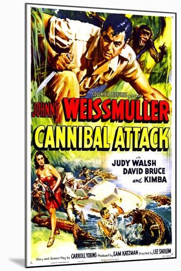 Cannibal Attack-null-Mounted Art Print