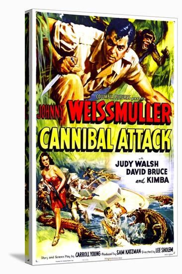 Cannibal Attack-null-Stretched Canvas