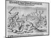Cannibalism, Engraved by Theodor De Bry-John White-Mounted Giclee Print