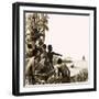 Cannibals Try to Stop Herman Melville Leaving the Polynesian Islands-null-Framed Giclee Print