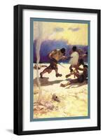 Cannibals-Newell Convers Wyeth-Framed Art Print