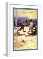 Cannibals-Newell Convers Wyeth-Framed Art Print