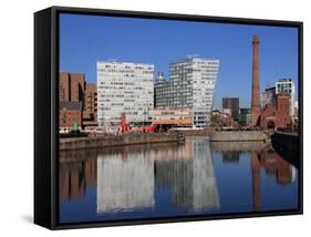 Canning Dock, Liverpool, Merseyside, England, United Kingdom, Europe-Rolf Richardson-Framed Stretched Canvas