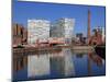 Canning Dock, Liverpool, Merseyside, England, United Kingdom, Europe-Rolf Richardson-Mounted Photographic Print