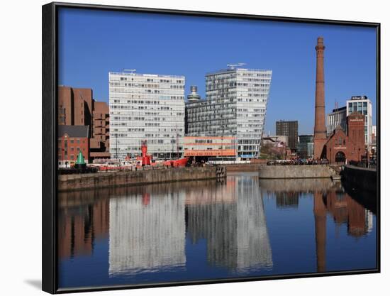 Canning Dock, Liverpool, Merseyside, England, United Kingdom, Europe-Rolf Richardson-Framed Photographic Print