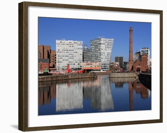 Canning Dock, Liverpool, Merseyside, England, United Kingdom, Europe-Rolf Richardson-Framed Photographic Print