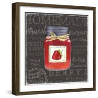 Canning Kitchen I black-Beth Grove-Framed Art Print