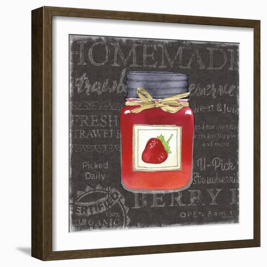 Canning Kitchen I black-Beth Grove-Framed Art Print