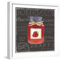 Canning Kitchen I black-Beth Grove-Framed Art Print