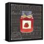 Canning Kitchen I black-Beth Grove-Framed Stretched Canvas