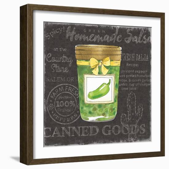 Canning Kitchen III black-Beth Grove-Framed Art Print