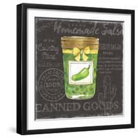 Canning Kitchen III black-Beth Grove-Framed Art Print