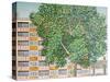 Canning Town Summer-Noel Paine-Stretched Canvas