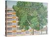 Canning Town Summer-Noel Paine-Stretched Canvas