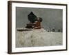 Cannon, Akershus, 1880 oil on board-Fritz Thaulow-Framed Giclee Print