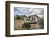 Cannon around the Ruined Buildings at Fort Saint James, St. John'S, Antigua-Roberto Moiola-Framed Photographic Print