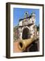 Cannon at Porta De Santiago-Nico Tondini-Framed Photographic Print