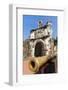 Cannon at Porta De Santiago-Nico Tondini-Framed Photographic Print