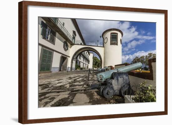 Cannon at the Palacio De Sao Lourenco in the Heart of the City of Funchal, Madeira, Europe-Michael Nolan-Framed Photographic Print