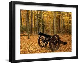 Cannon at Yorktown, Colonial National Historical Park, Virginia, USA-Charles Gurche-Framed Premium Photographic Print