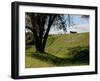 Cannon Atop a Redoubt at Yorktown Battlefield, Virginia-null-Framed Photographic Print