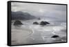 Cannon Beach and Haystack Rock, Crescent Beach, Ecola State Park, Oregon, USA-Jamie & Judy Wild-Framed Stretched Canvas