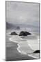 Cannon Beach and Haystack Rock, Crescent Beach, Ecola State Park, Oregon, USA-Jamie & Judy Wild-Mounted Photographic Print