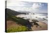 Cannon Beach and Haystack Rock, Crescent Beach, Ecola State Park, Oregon, USA-Jamie & Judy Wild-Stretched Canvas