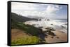 Cannon Beach and Haystack Rock, Crescent Beach, Ecola State Park, Oregon, USA-Jamie & Judy Wild-Framed Stretched Canvas