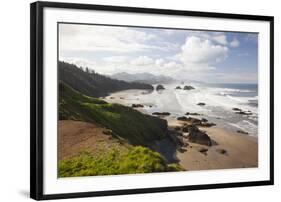 Cannon Beach and Haystack Rock, Crescent Beach, Ecola State Park, Oregon, USA-Jamie & Judy Wild-Framed Photographic Print