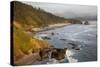 Cannon Beach and Haystack Rock, Crescent Beach, Ecola State Park, Oregon, USA-Jamie & Judy Wild-Stretched Canvas